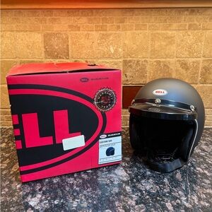Bell Custom 500 Matte Black Open-Face Helmet